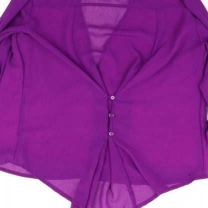 Preworn Womens Purple   Basic Blouse Size S