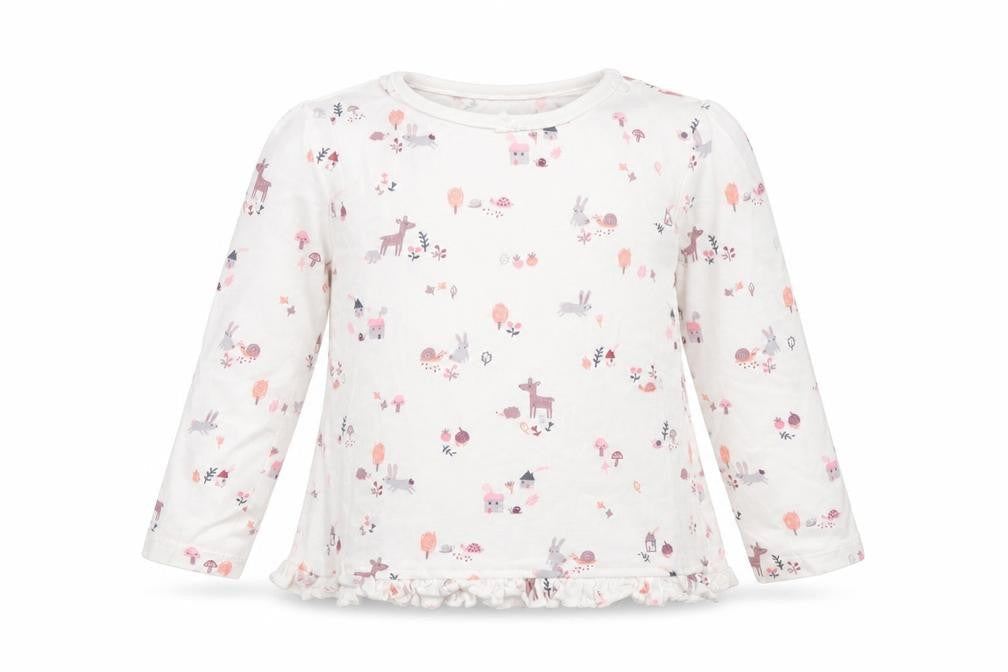 George Girls White   Basic T-Shirt Size 12 Months