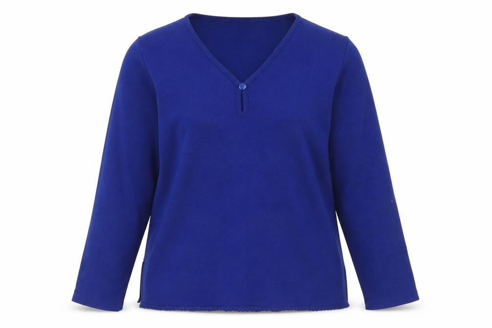 Nina Leonard Womens Blue   Pullover Jumper Size M