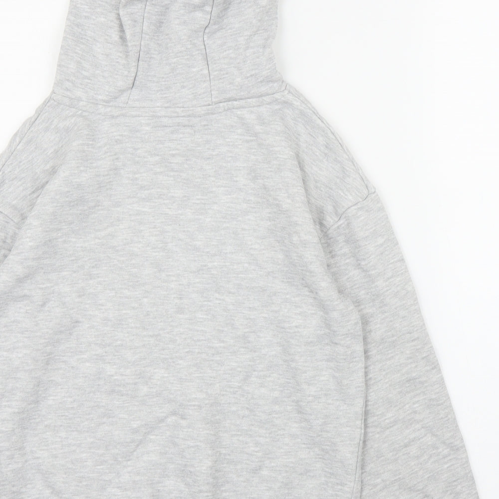 Primark Girls Grey   Pullover Hoodie Size 9 Years