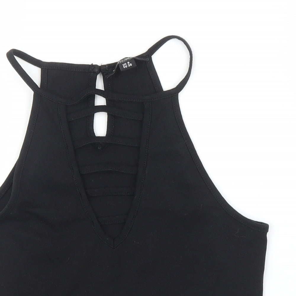 Select Womens Black   Camisole Blouse Size 8