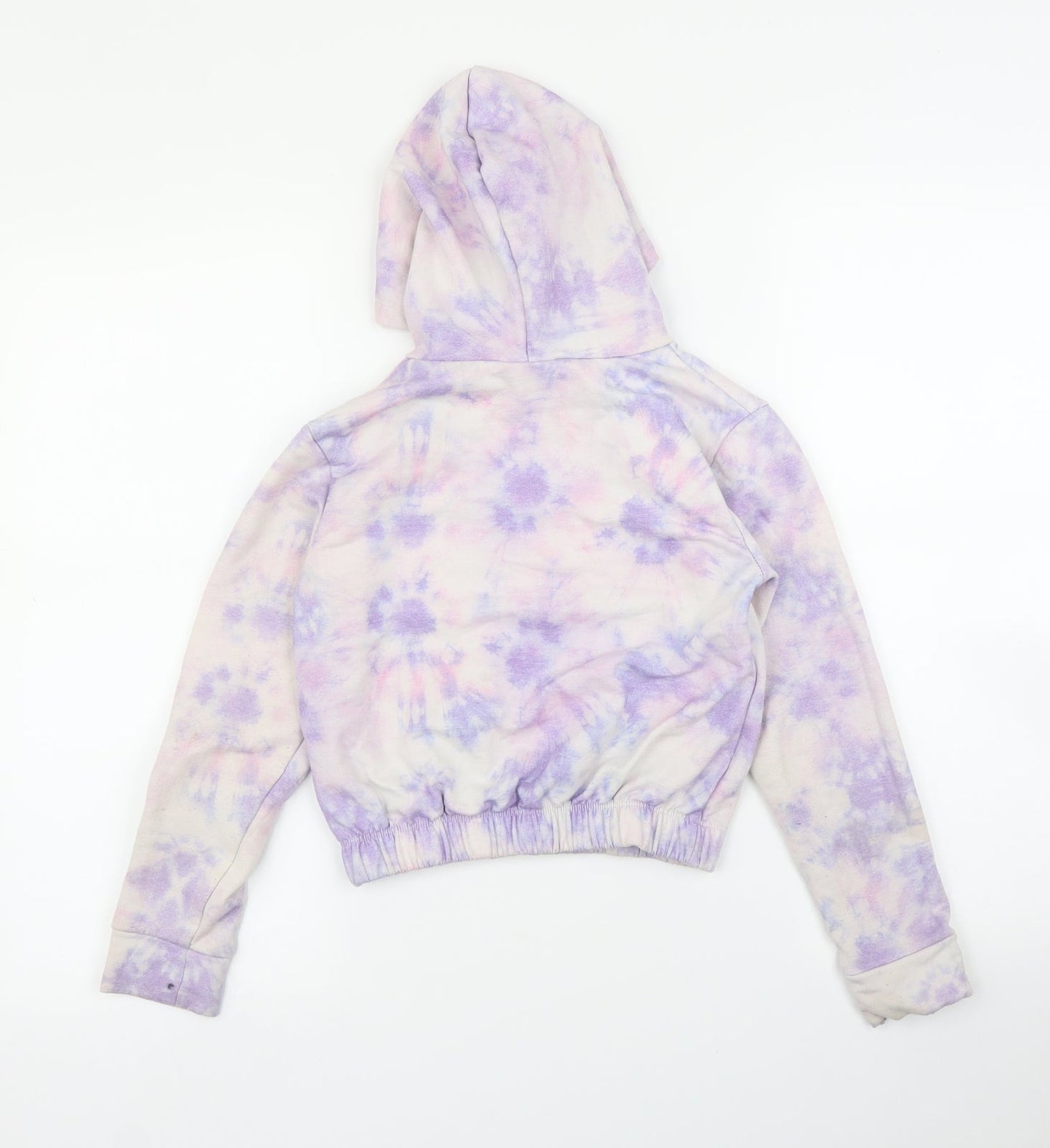Matalan Girls Purple Camouflage  Pullover Hoodie Size 9 Years