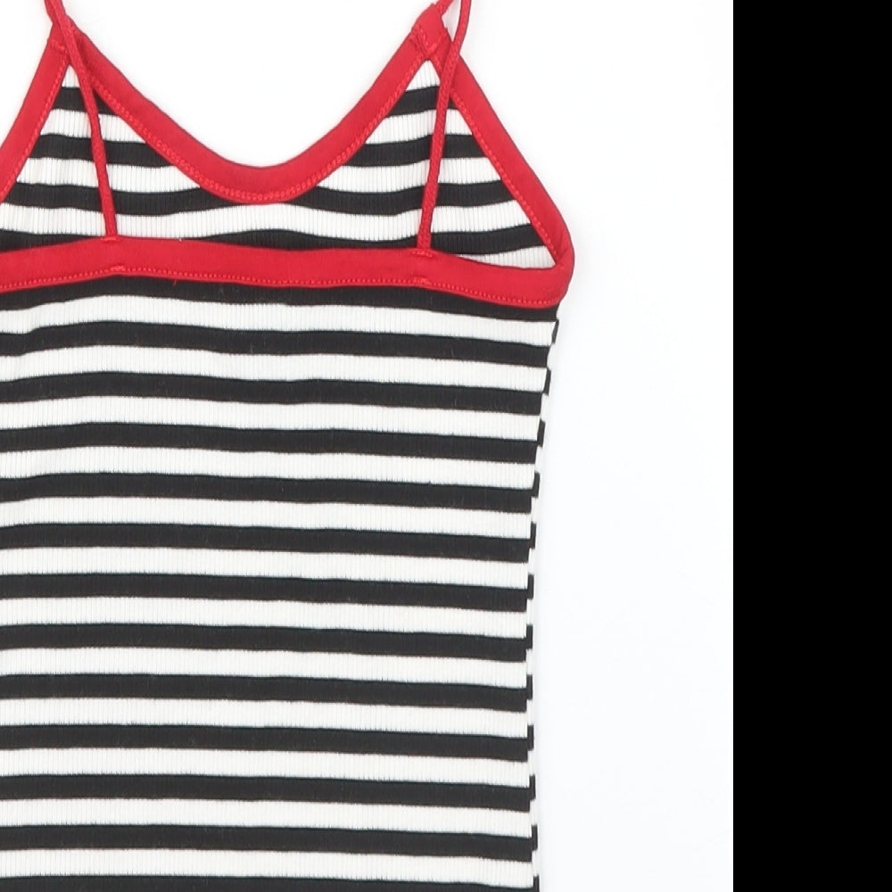 Topshop Womens Black Striped  Camisole Blouse Size 6