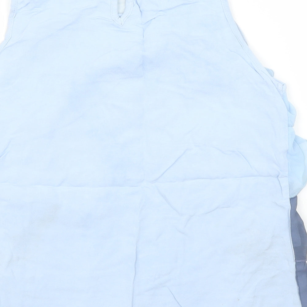 H&M Girls Blue   Basic Blouse Size 10 Years