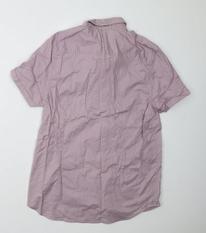 Preloved 1904 Mens Purple    Polo Size L - Back