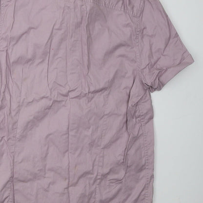 Preloved 1904 Mens Purple    Polo Size L - Label