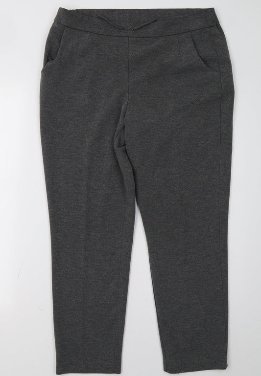 bonmarch Womens Grey   Trousers  Size 12 L30 in