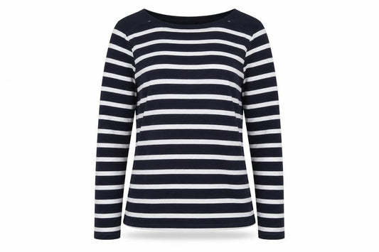 NEXT Womens Blue Striped  Pullover Sweatshirt Size 8