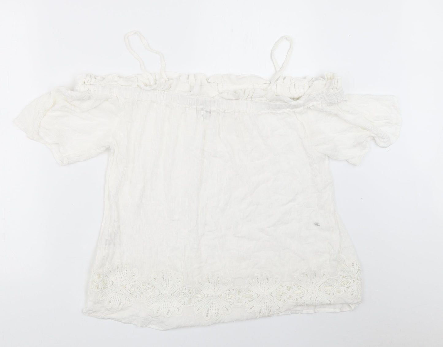 River Island Womens White   Basic Blouse Size 10