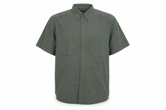 Melka Casual Mens Green    Button-Up Size L
