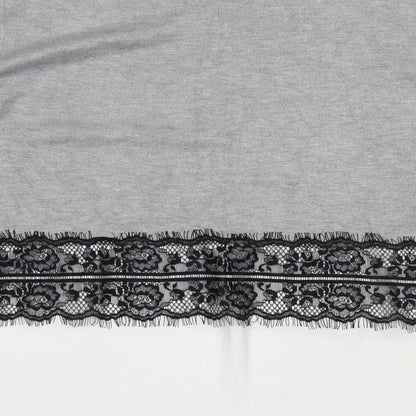 Peacocks Womens Grey   Basic Blouse Size 12