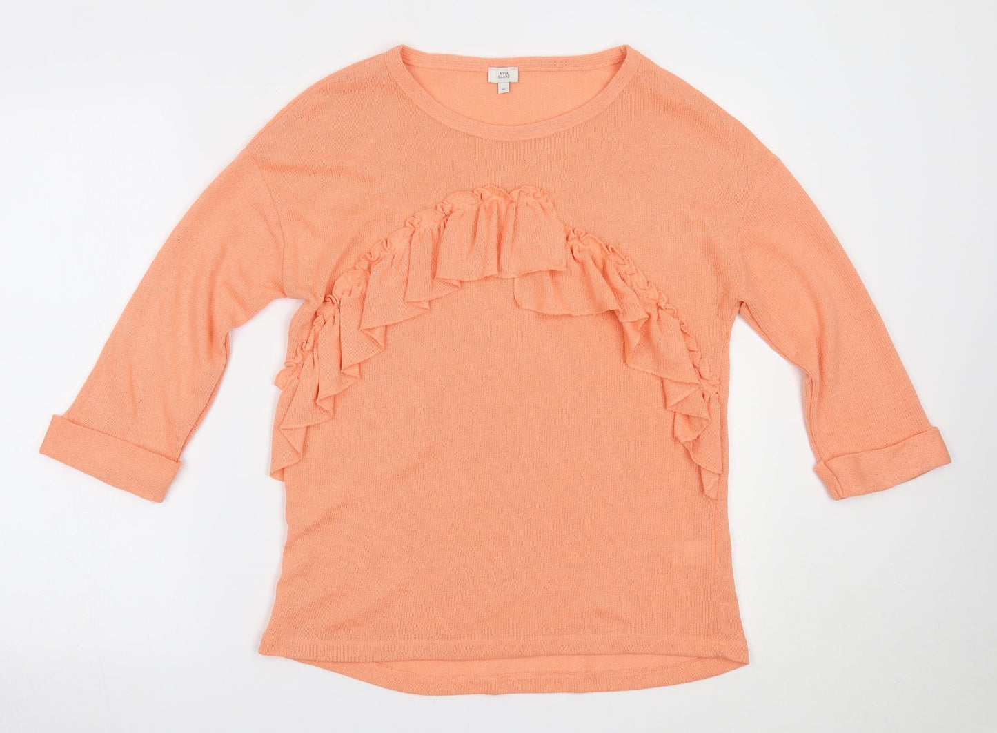 River Island Womens Orange   Basic Blouse Size 10