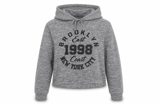 New Look Girls Grey   Pullover Hoodie Size 10-11 Years