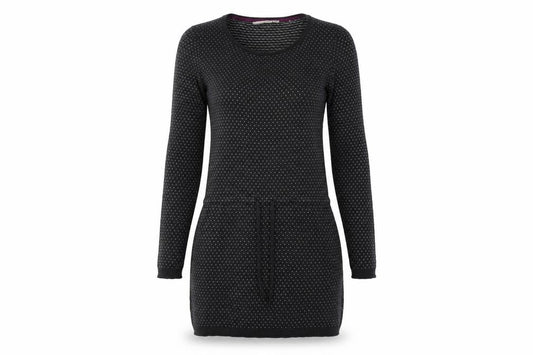 H&M Womens Grey   Jumper Dress  Size M  - Heart Print