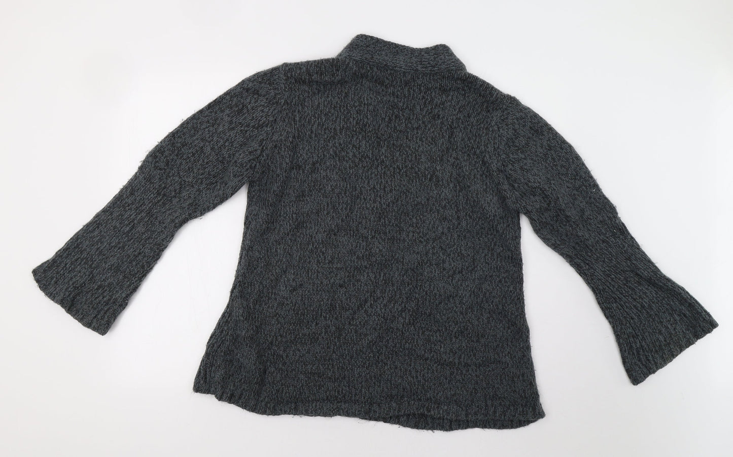 BM Womens Grey   Cardigan Jumper Size M