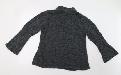 Bonmarché Womens Grey Cardigan Jumper Size M