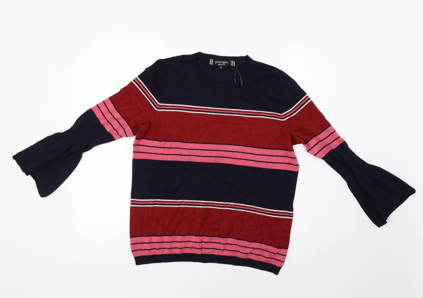 Principles Womens Multicoloured Striped  Pullover Jumper Size 14