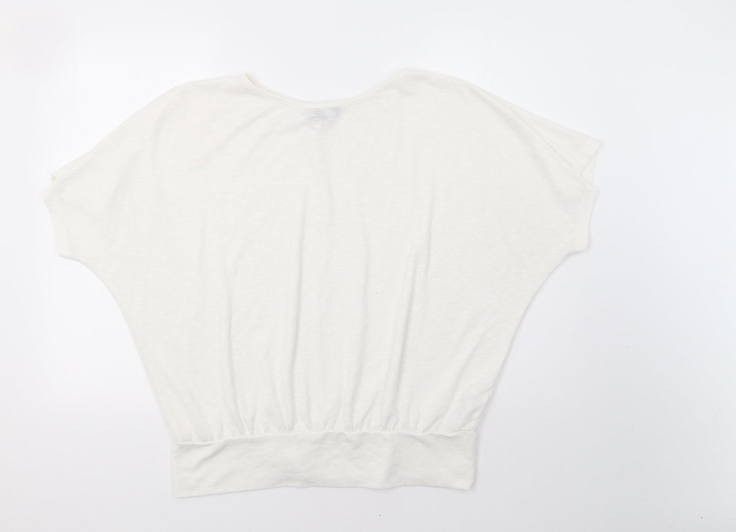 New Look Womens White   Basic Blouse Size L
