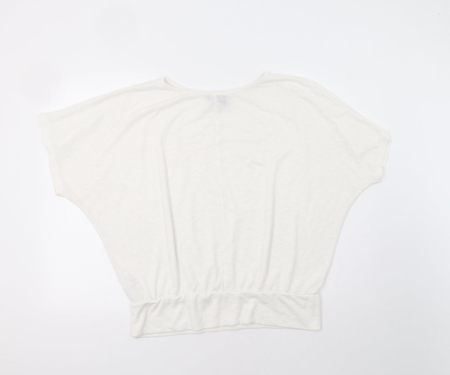 New Look Womens White   Basic Blouse Size L