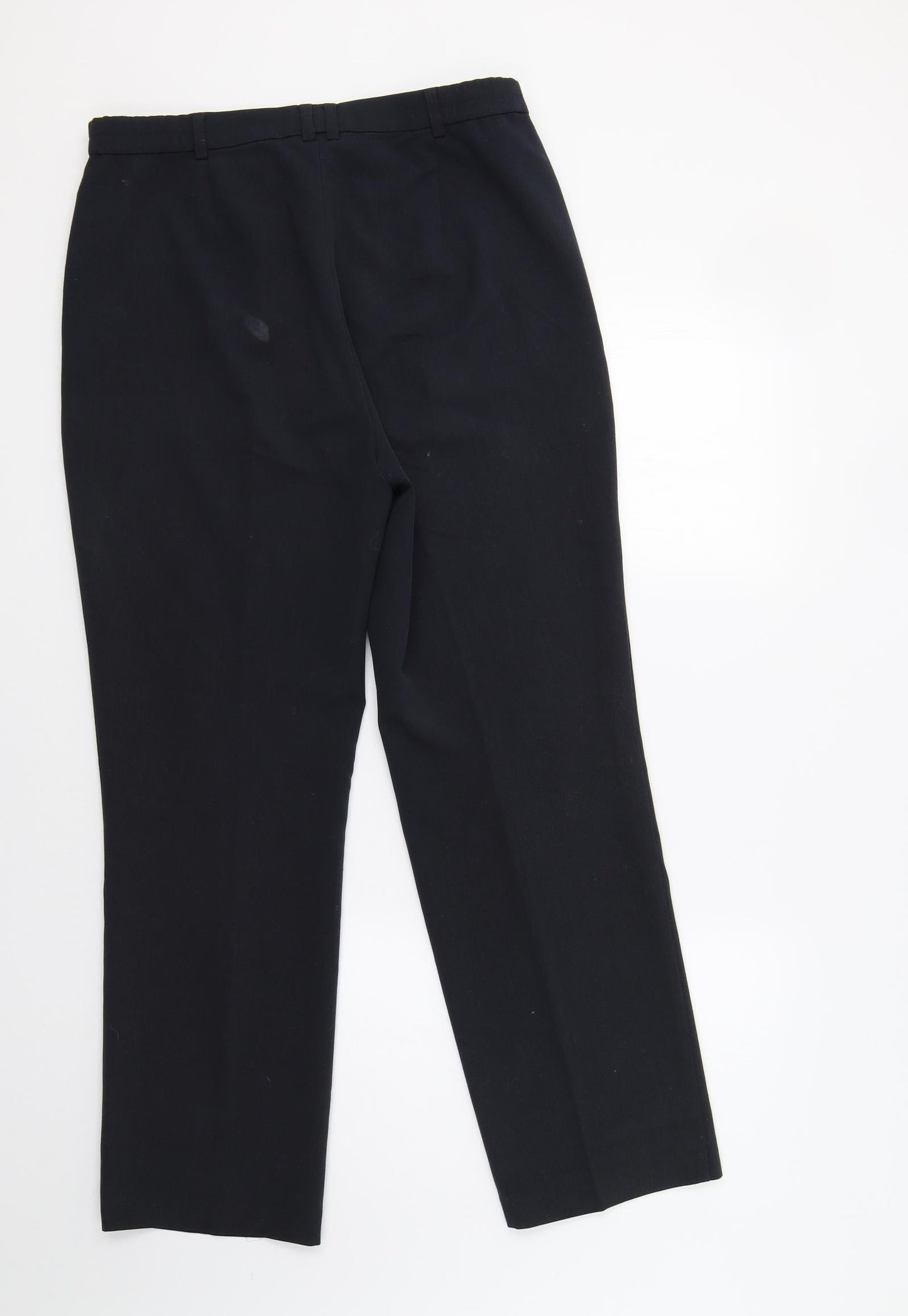 M&S Womens Blue   Dress Pants Trousers Size 12 L29 in