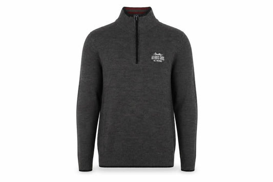 Norsons Mens Grey   Henley Jumper Size M
