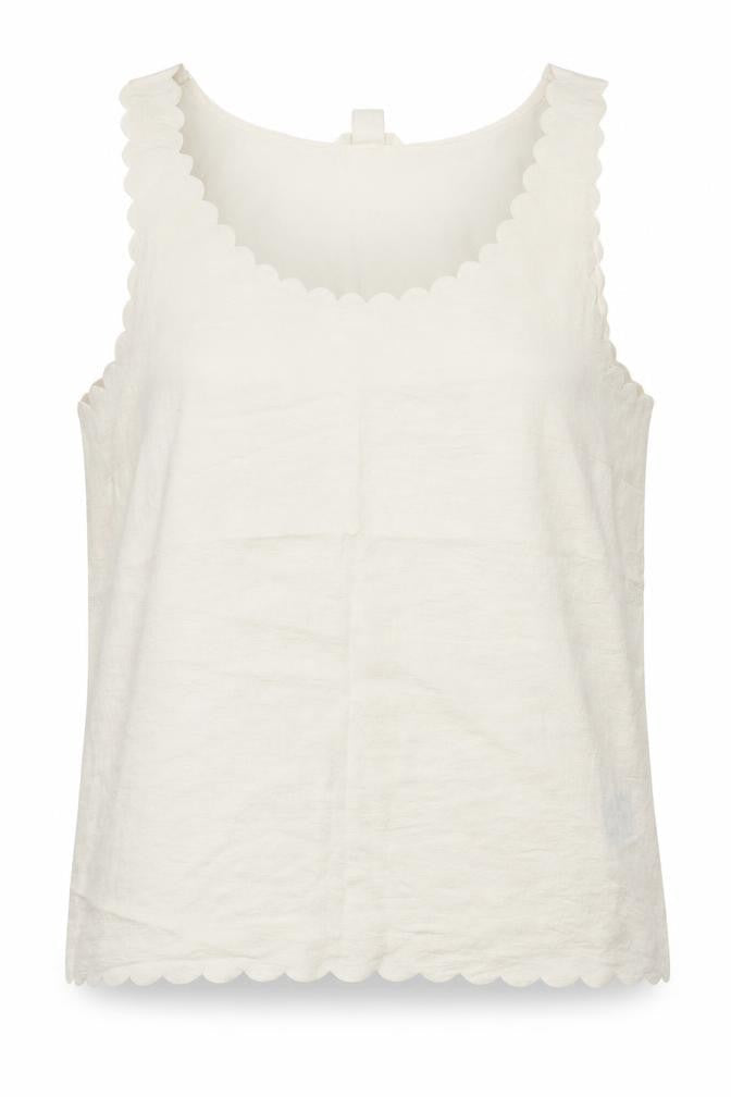 H&M Womens Ivory   Basic Blouse Size L