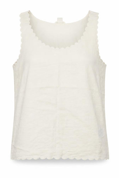 H&M Womens Ivory   Basic Blouse Size L