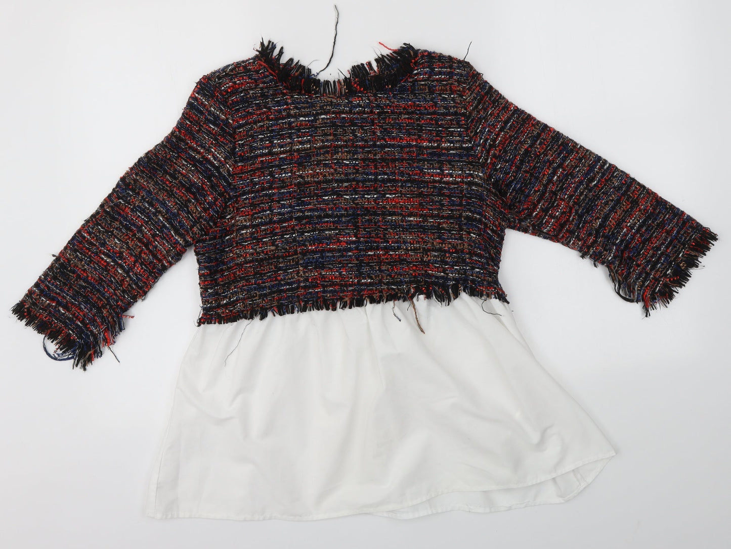 Zara Womens Multicoloured   Basic Blouse Size S
