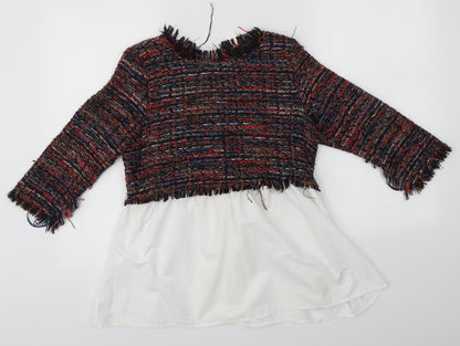 Zara Womens Multicoloured   Basic Blouse Size S