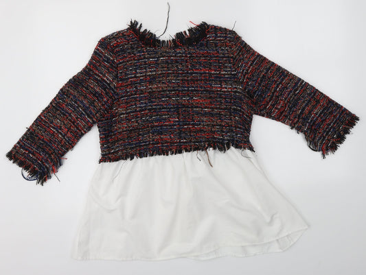 Zara Womens Multicoloured   Basic Blouse Size S