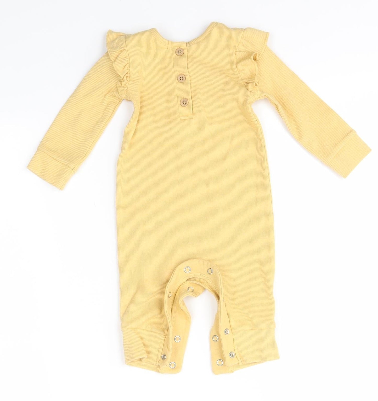 George Baby Yellow   Babygrow One-Piece Size 3-6 Months