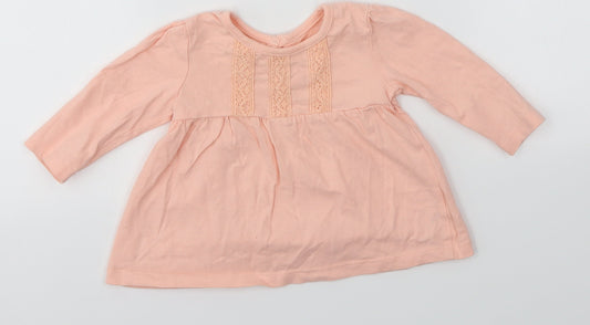 George Baby Pink   Basic Blouse Size 0-3 Months