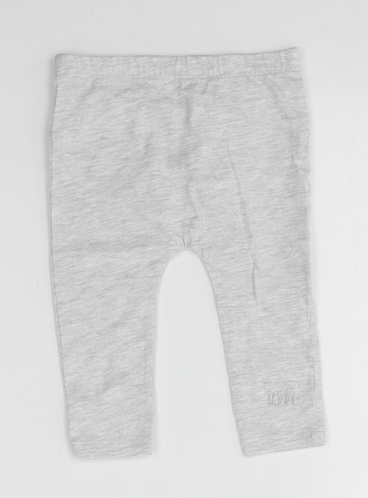 F&F Baby Grey   Jogger Leggings Size 6-9 Months  - Me to you