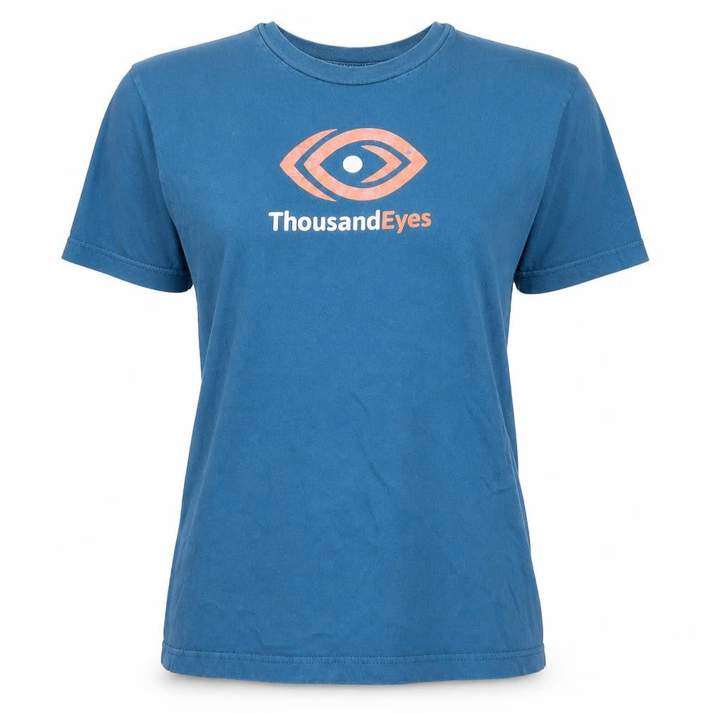 Sustainable Edition Womens Blue   Basic T-Shirt Size M  - Thousand Eyes