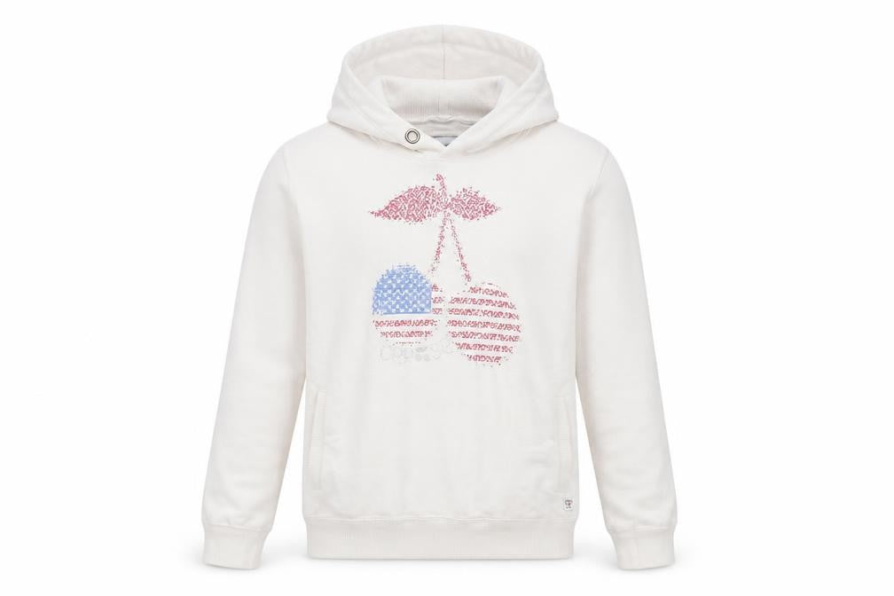 Perisp Girls White   Pullover Hoodie Size 12 Years  - Cherry