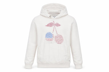 Perisp Girls White   Pullover Hoodie Size 12 Years  - Cherry