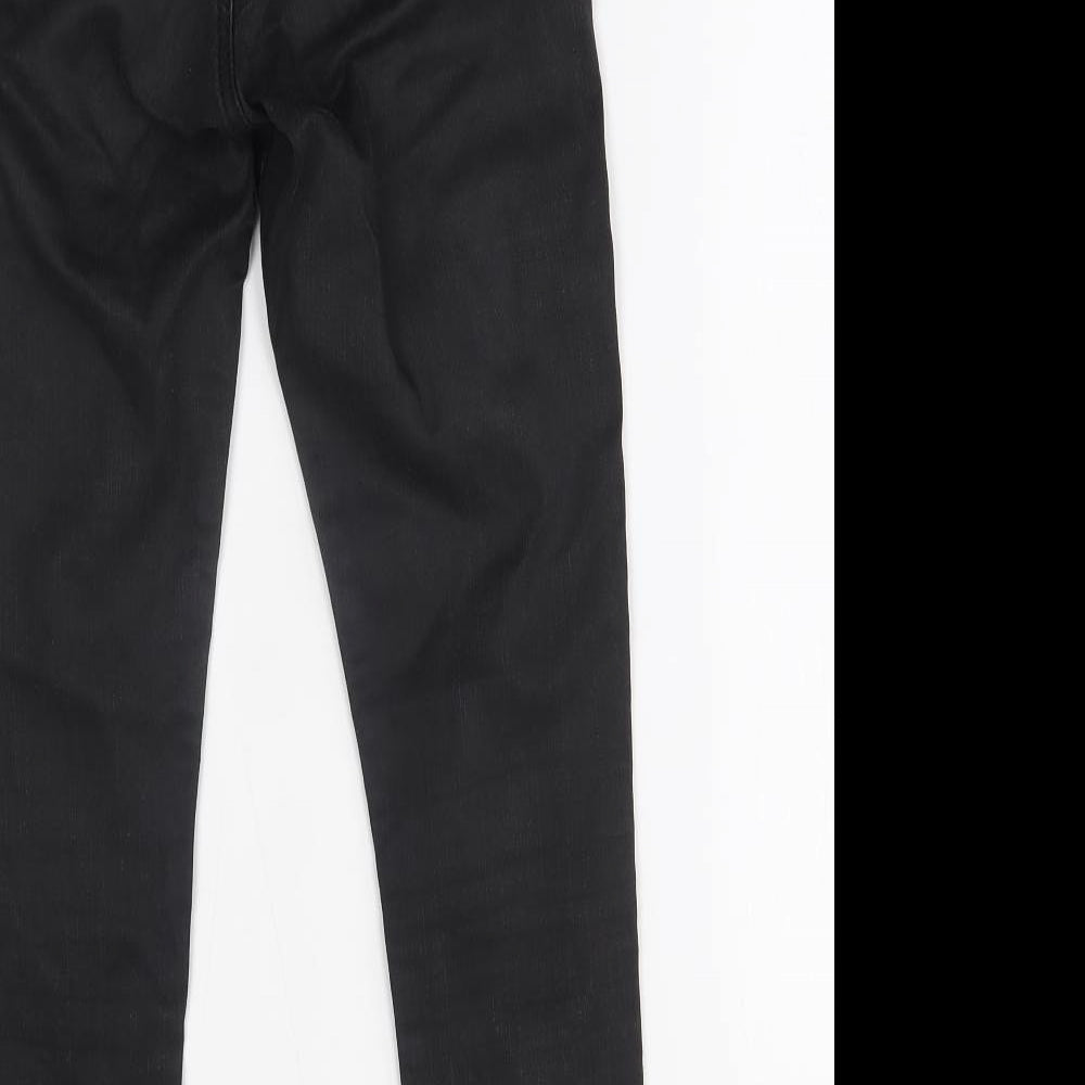 Topshop Womens Black   Skinny Jeans Size 28 in L32 in -