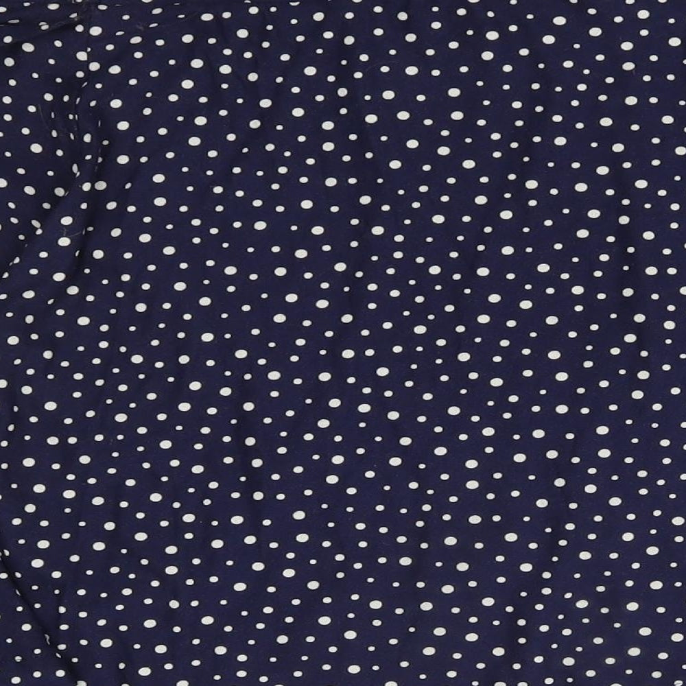 NEXT Womens Blue Polka Dot  A-Line Skirt Size 12
