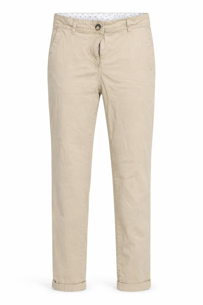 Spirit Womens Beige   Chino Trousers Size 8 L27 in