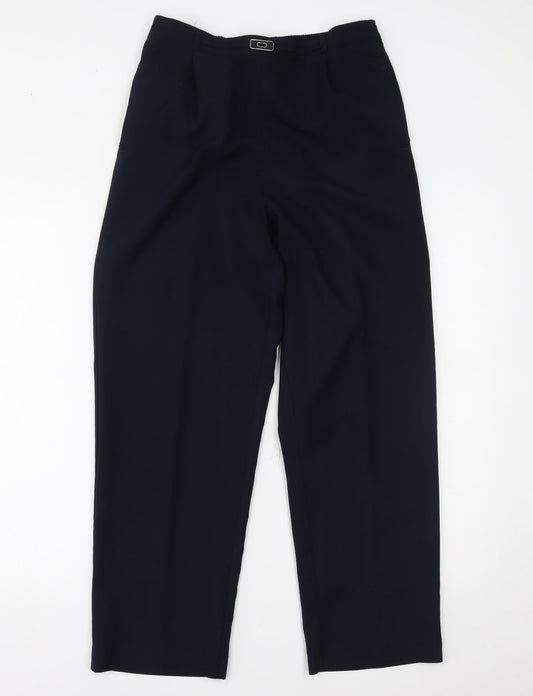 BM Womens Blue   Trousers  Size 12 L28 in