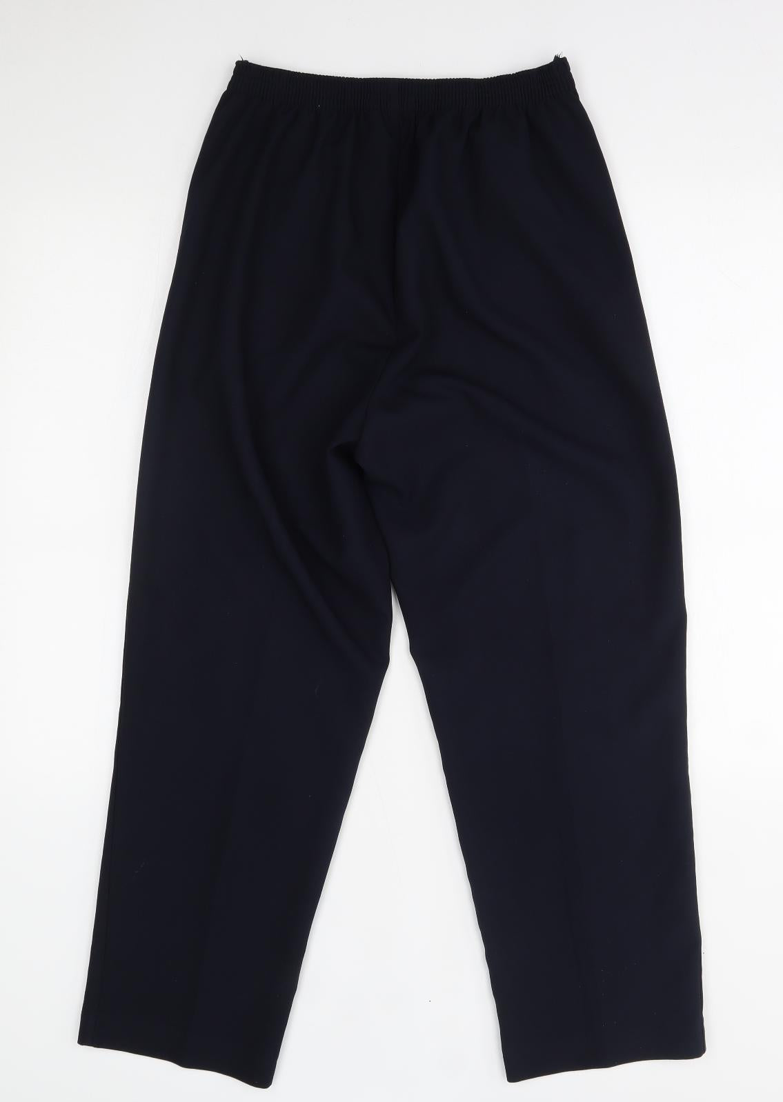 BM Womens Blue   Trousers  Size 12 L28 in