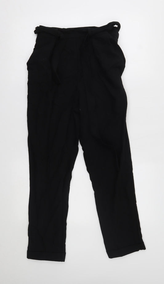 ASOS Womens Black   Trousers  Size 8 L25 in