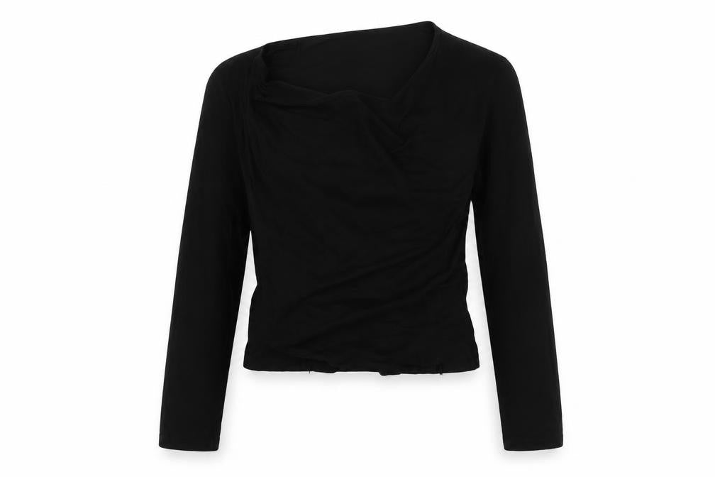 Preworn Womens Black   Wrap Jumper One Size