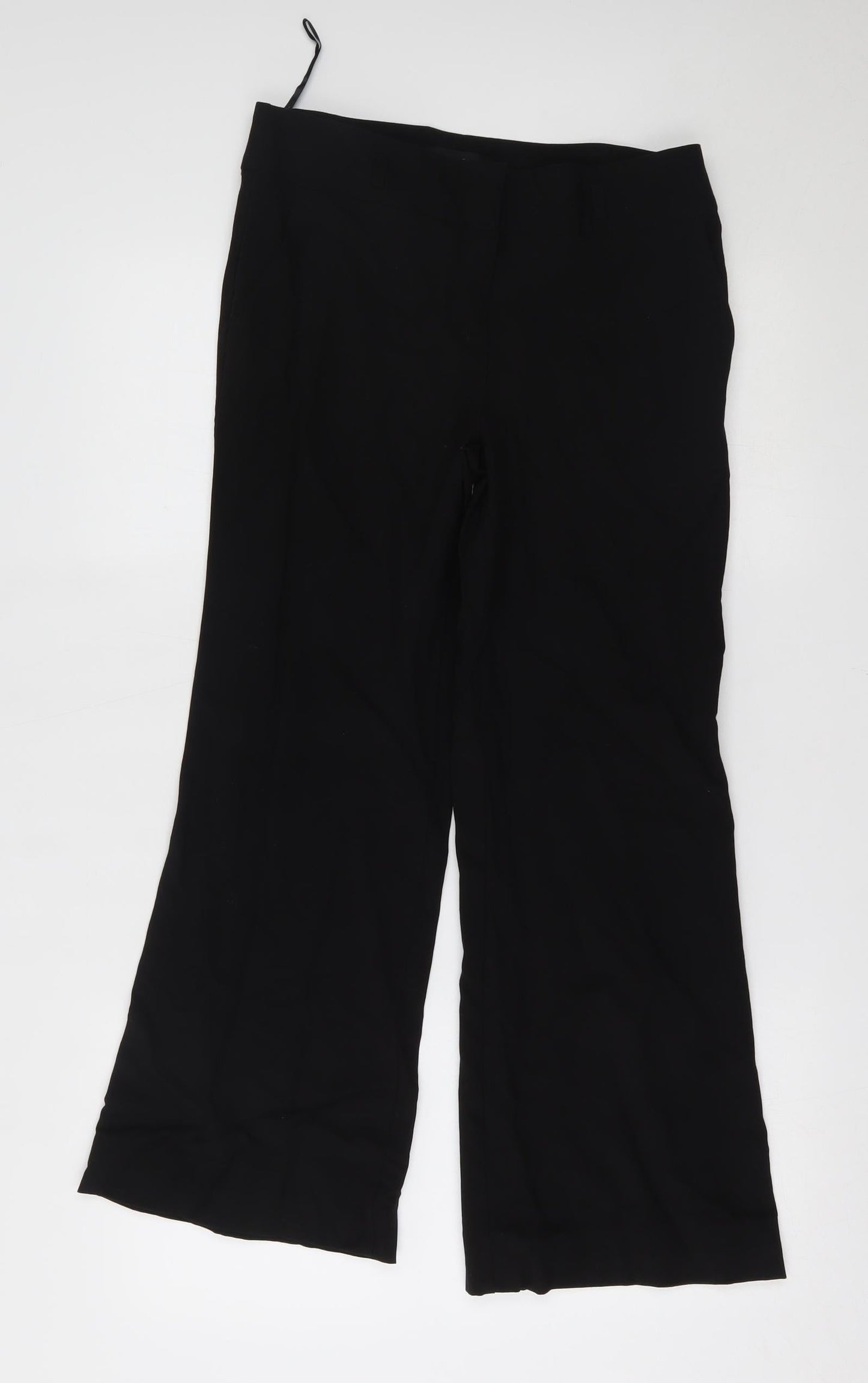 Papaya Womens Black   Trousers  Size 10 L26 in