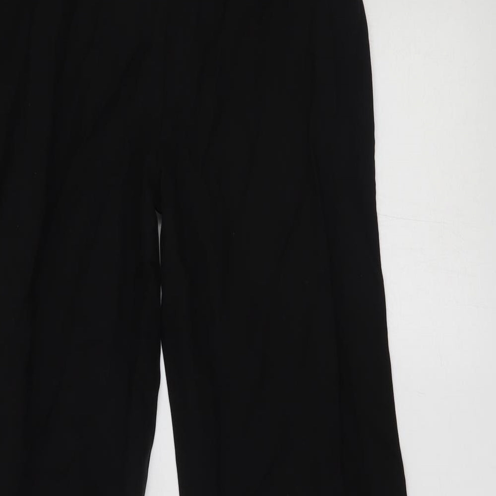 Papaya Womens Black   Trousers  Size 10 L26 in