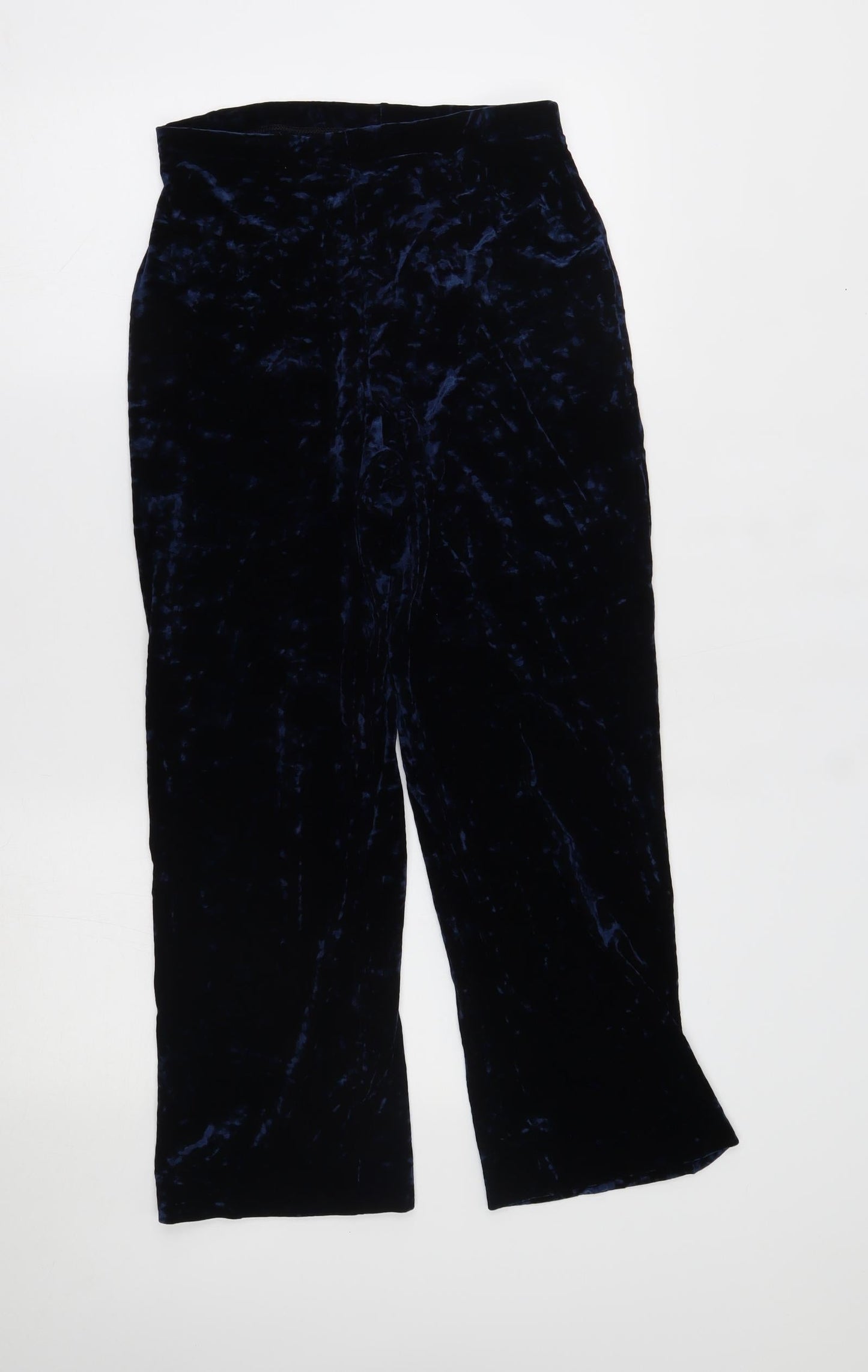 M&S Womens Blue   Trousers  Size 12 L25 in