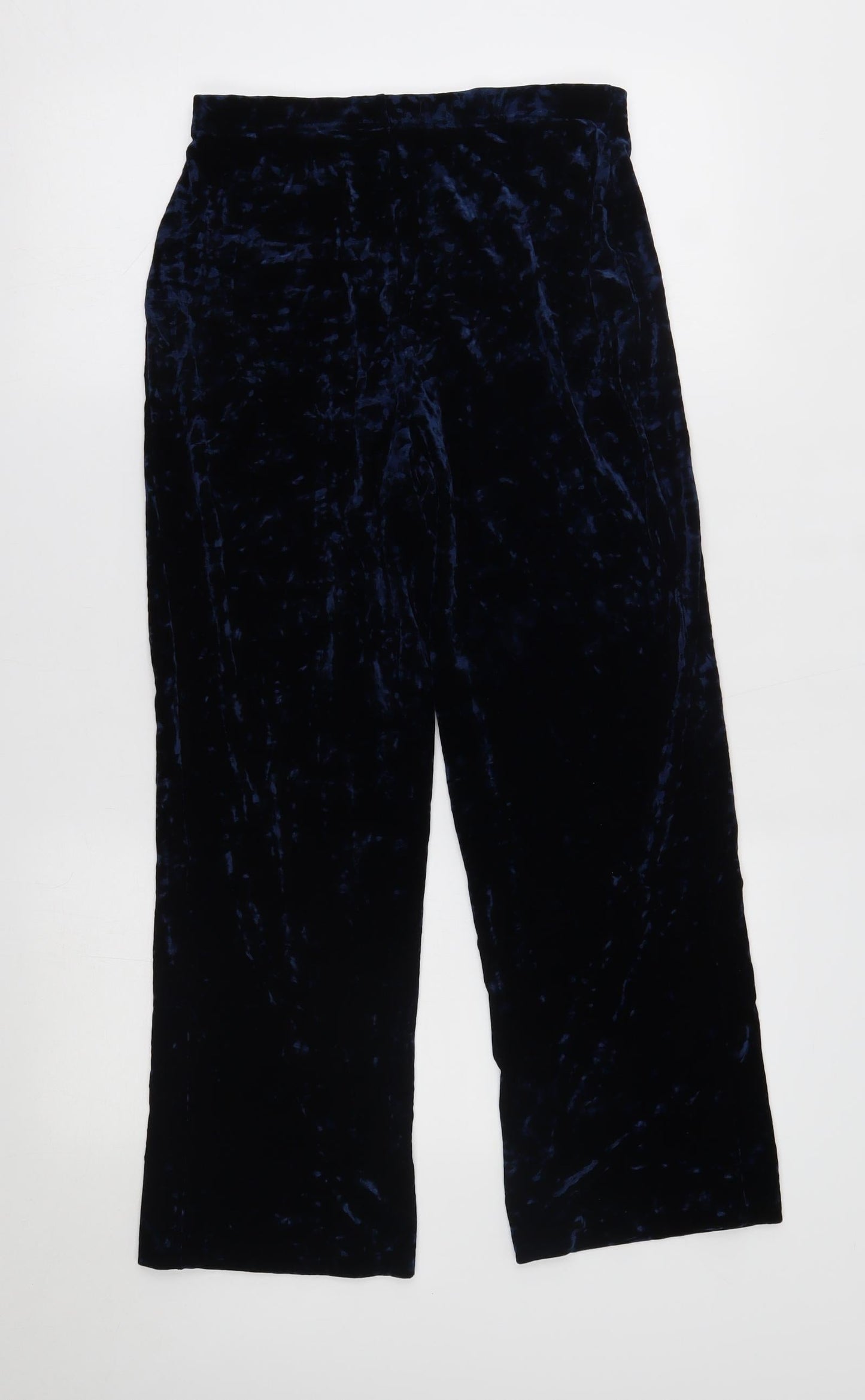 M&S Womens Blue   Trousers  Size 12 L25 in