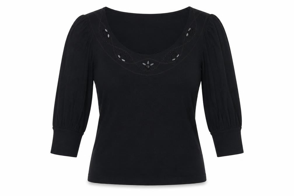 Marks & Spencer Womens Black   Basic Blouse Size 12