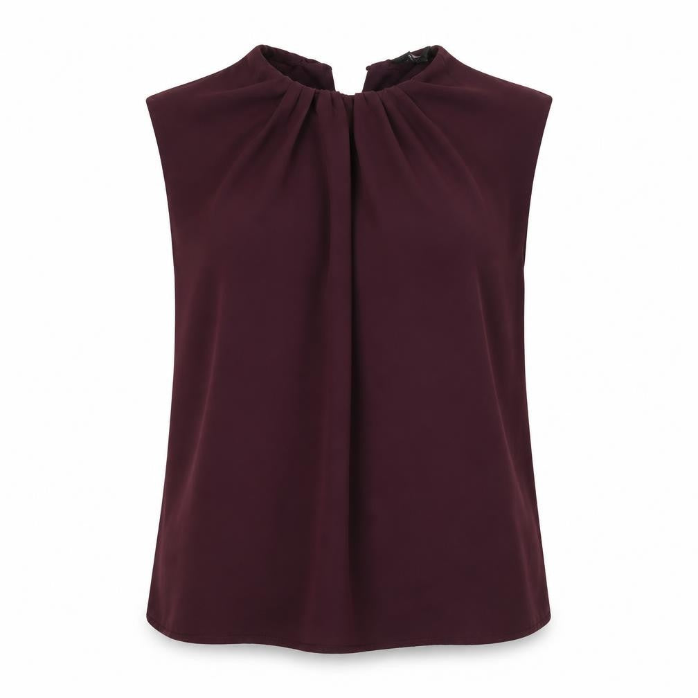 AX Paris Womens Purple   Basic Blouse Size 10