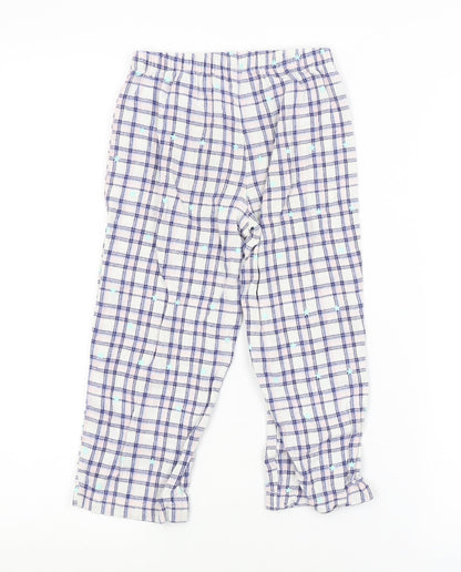 George Girls Multicoloured Check   Pyjama Pants Size 4-5 Years